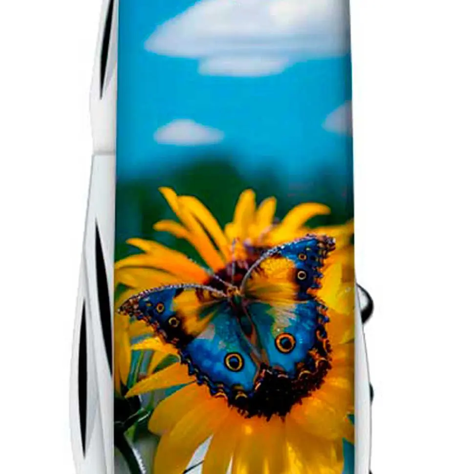 Ніж Victorinox Camper Ukraine 91мм 13функ Соняшники та метелик - фото 7
