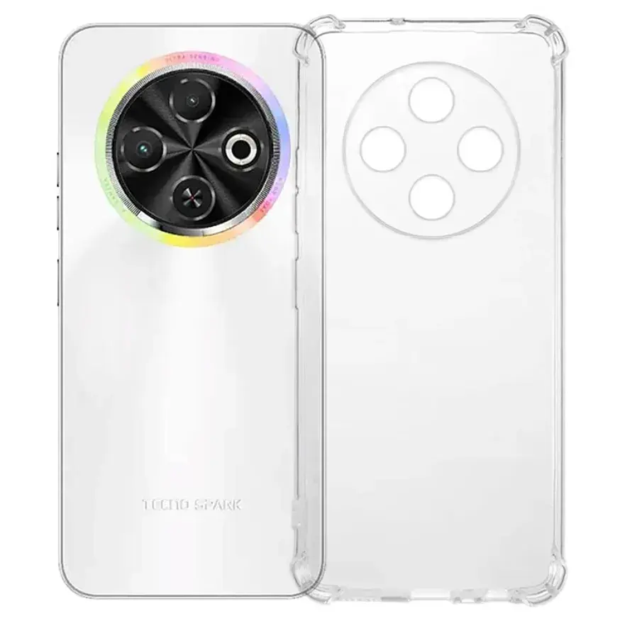 Панель BeCover Anti-Shock для Tecno Spark 30C 4G Clear (712783) - фото 3
