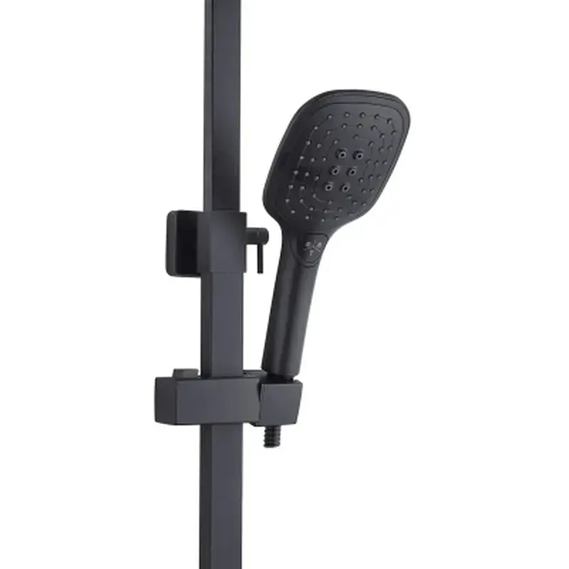 Душовий гарнітур Kroner Edelstahl Kubus-SCH063 + змішувач Edelstahl Kubus-SCH010-3 (CVS30177) - фото 8