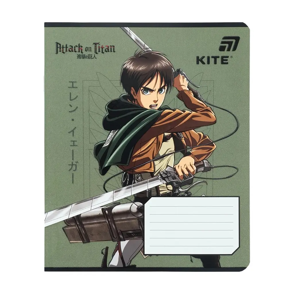 Зошит Kite Attack on Titan, 18 аркушів, клітинка (AT26-236), в асортименті - фото 8