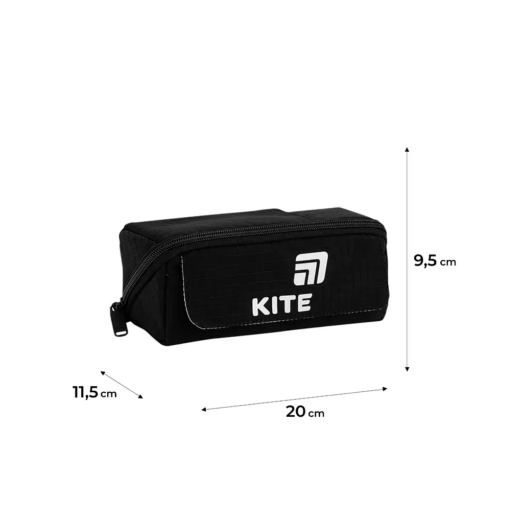 Пенал Kite 2702-6 чорний (K26-2702-6) - фото 6