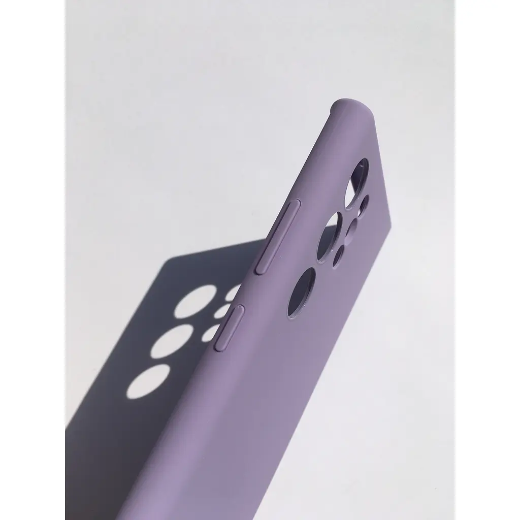 Силіконовий чохол Samsung Silicone Cover для Samsung Galaxy S22 Ultra (S908) Lavender EF-PS908TVEGRU - фото 5