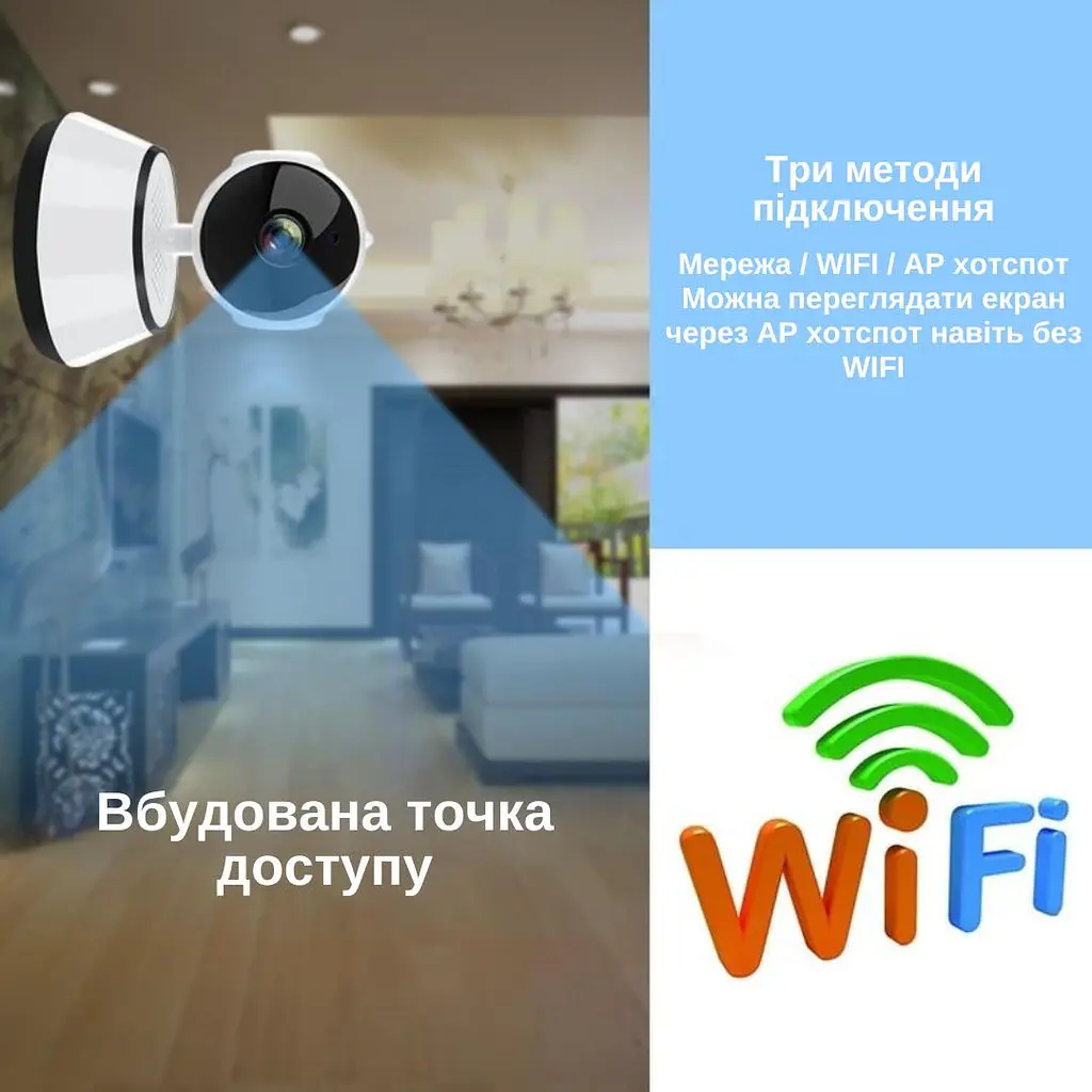 IP-камера поворотна XON SmartCam Wi-Fi 1080P (XTWEW21VW 4927) Біла - фото 9