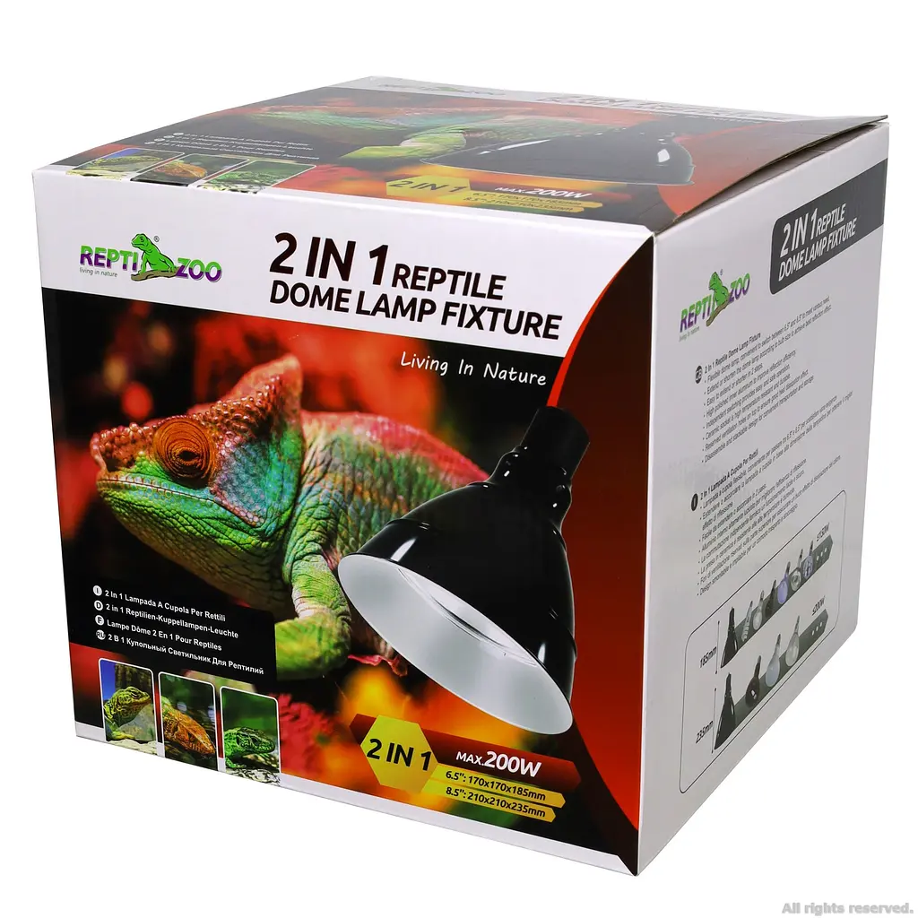 Світильник глибокий рефлекторний Repti-Zoo 2in1 Big Multi Dome 200W (RL19) - фото 10