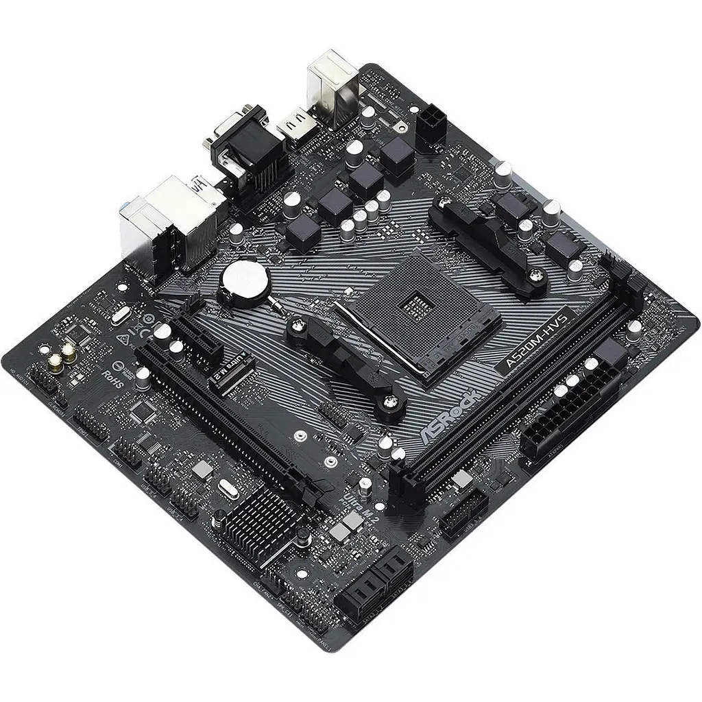 Материнська плата ASRock A520M-HVS [140202] - фото 4