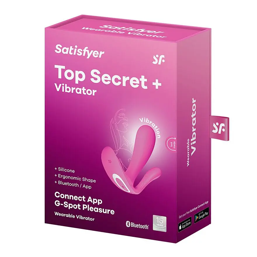 Смарт-вібратор у трусики Satisfyer Top Secret Pink вагінально-кліторальний, 2 мотори - фото 7