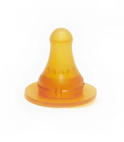 Соска латексна Baby Team, класична, від 0 міс., повільний потік, 1 шт. (2300) - фото 2