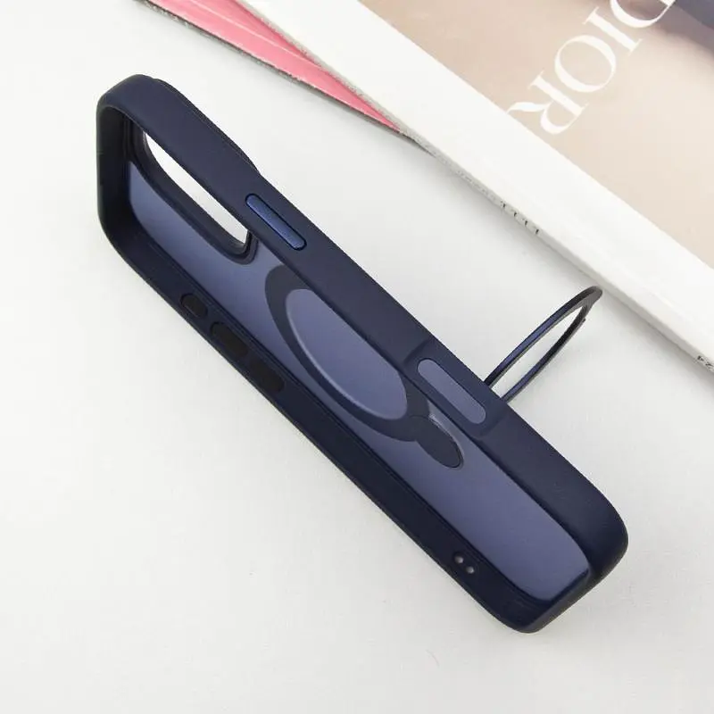 Чохол Ummi Colorful with MagSafe HQ Ring для Apple iPhone 16 Pro Max 6.9" Dark Blue - фото 5