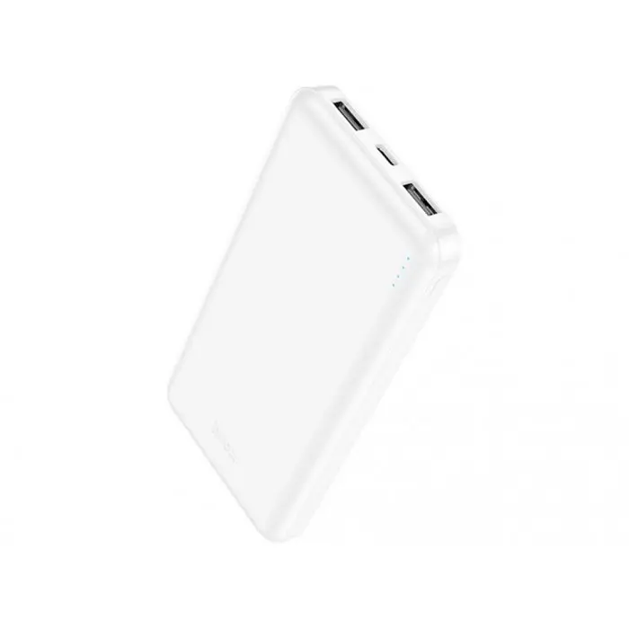 Зовнішній акумулятор Power bank HOCO J100 10000 mAh батарея заряджання Білий - фото 3
