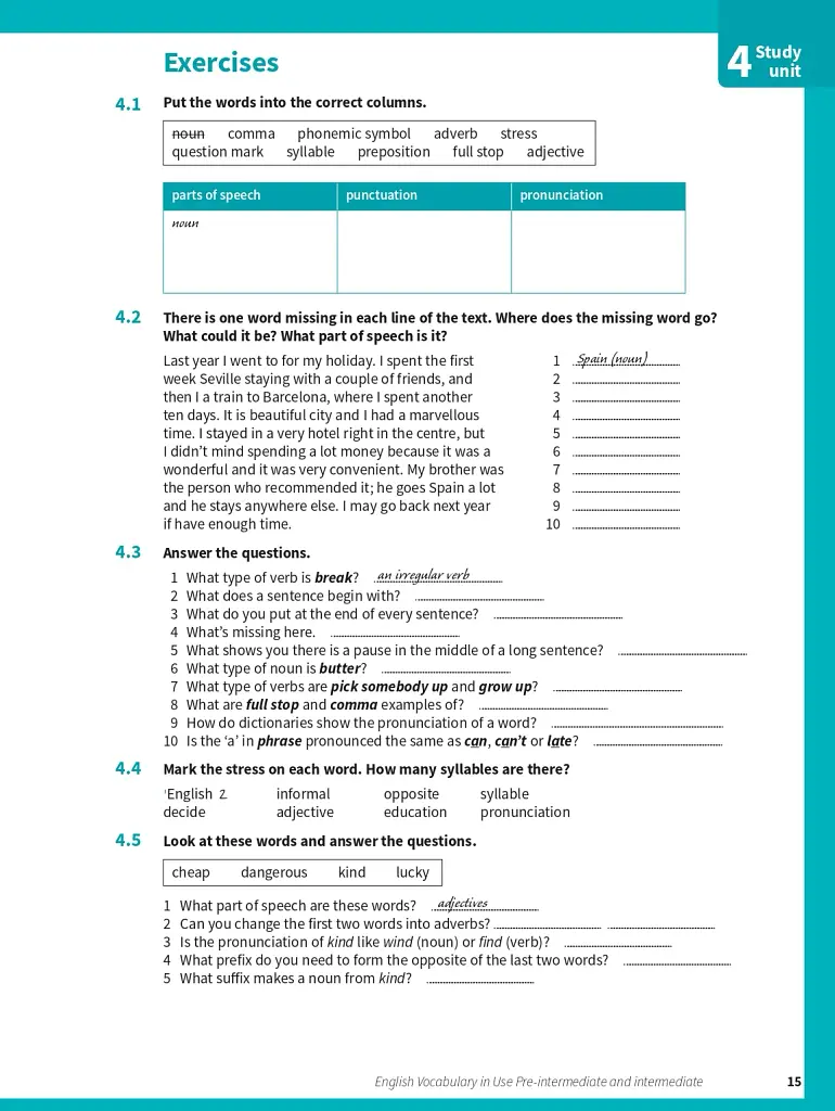 English Vocabulary in Use Pre-intermediate and Intermediate. Book with Answers and Enhanced eBook. Vocabulary Reference and Practice (4th Edition) - фото 10