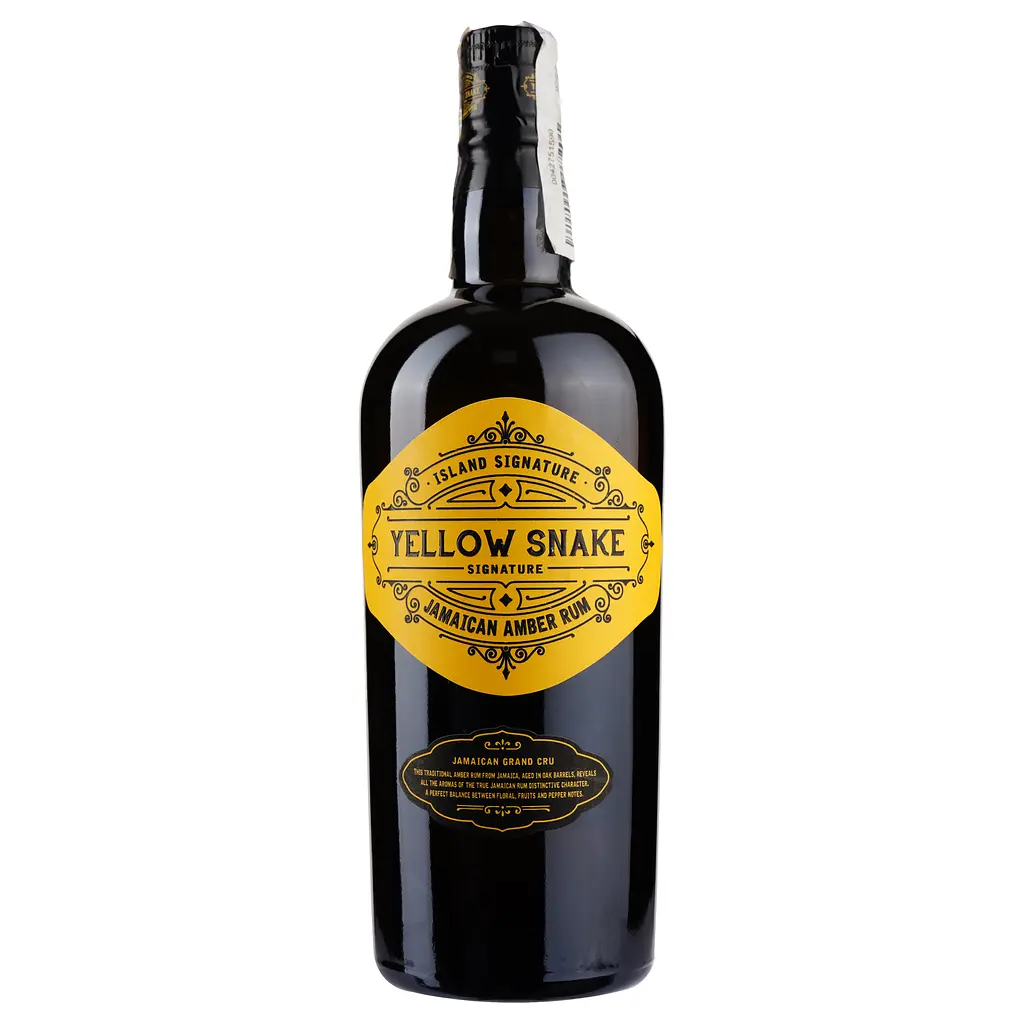 Ром Island Signature Yellow Snake Jamaican Amber Rum 40% 0.7 л - фото 2