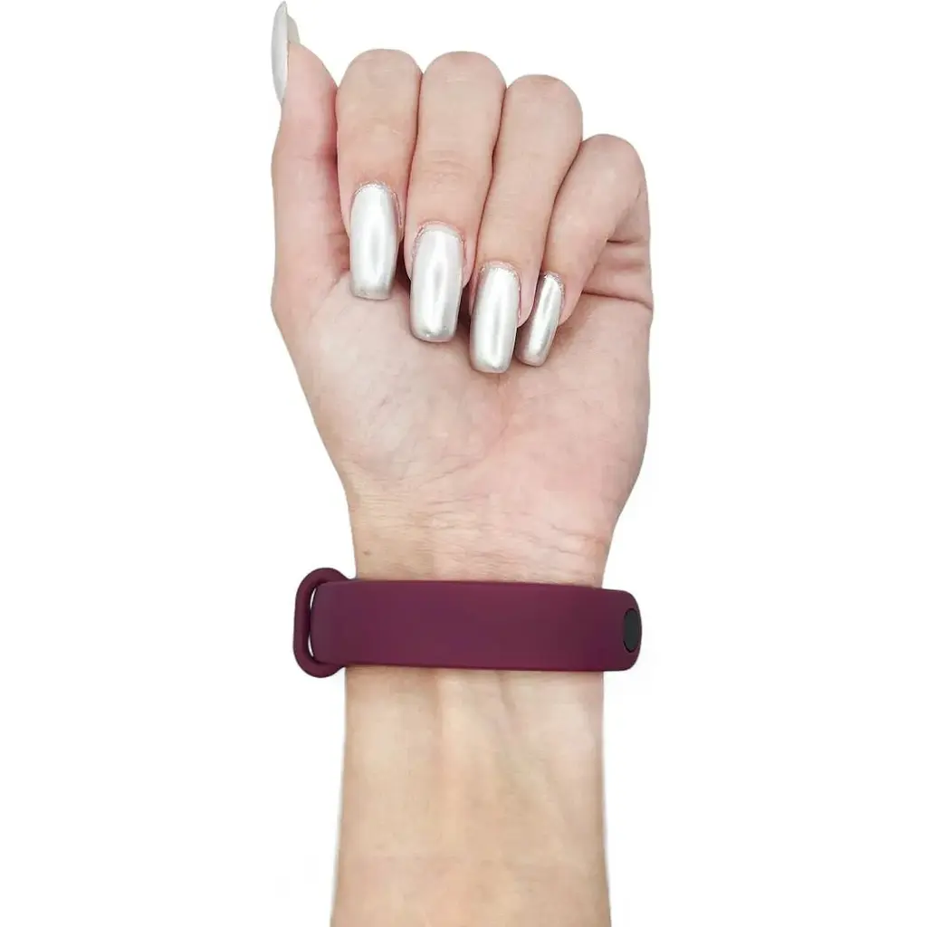 Силиконовый ремешок BeCover для Xiaomi Mi Smart Band 9 Tyrian Purple (711970) - фото 5