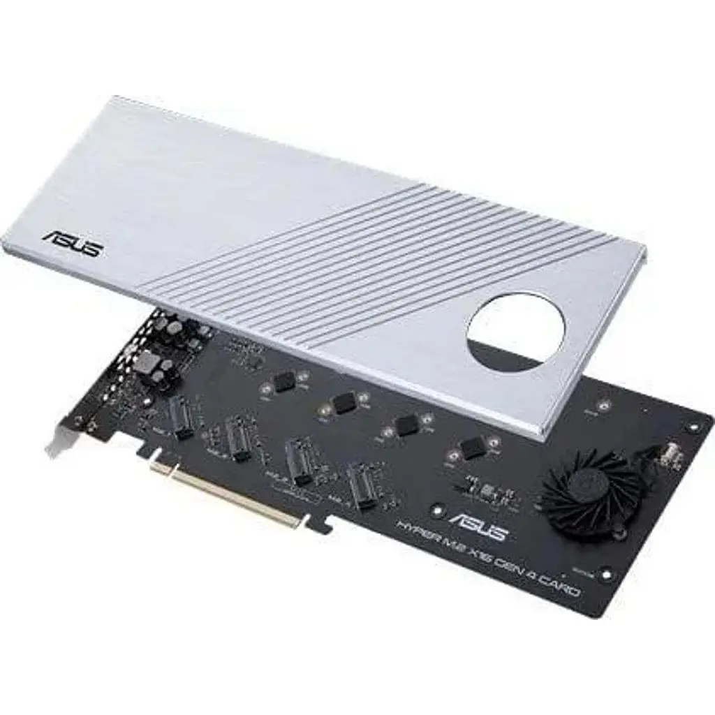 Карта расширения Asus Hyper M.2 X16 PCIe 3.0 X4 Expansion Card GEN 4 (90MC08A0-M0EAY0) - фото 2