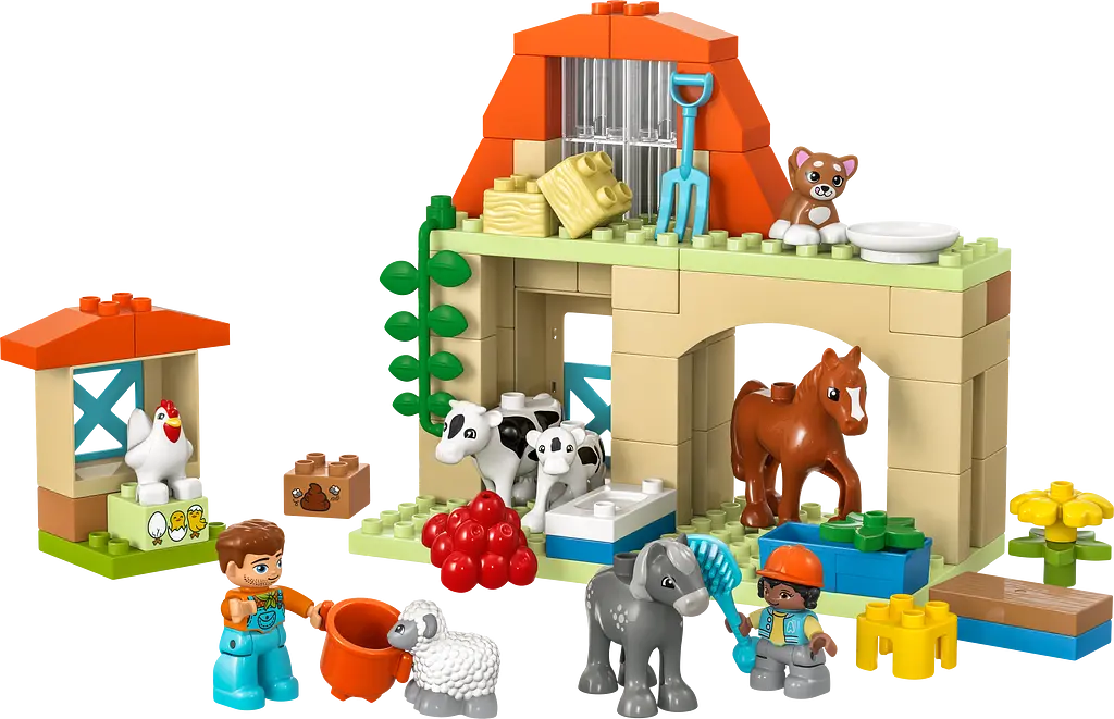 Конструктор LEGO DUPLO Уход за животными на ферме 74 детали (10416) - фото 2