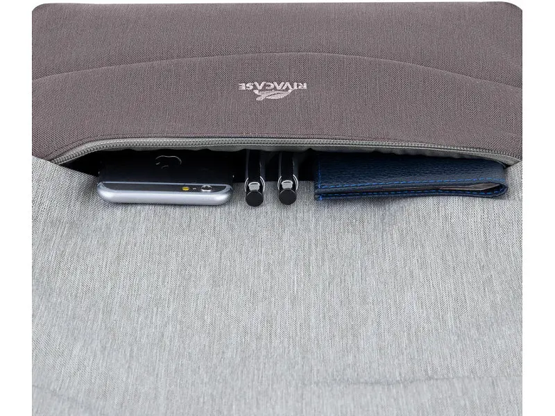 Рюкзак для ноутбука RIVACASE 7562 grey/mocha anti-theft 15.6 - фото 8