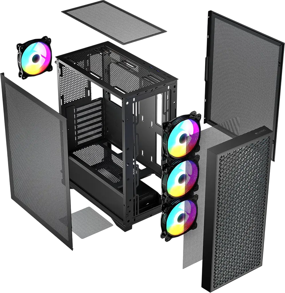 Корпус LogicConcept Dart Pro ARGB Midi Black (AT-DART-PRO-ARGB-10) - фото 5