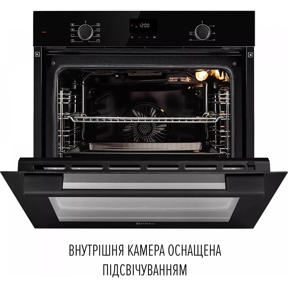 Вбудована духова шафа Perfelli Perla 6D8I Nero - фото 9