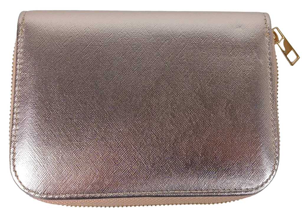 Органайзер для прикрас футляр Travel Jewelry Case 16х12,5х2,5 см Рожевий перламутр - фото 2