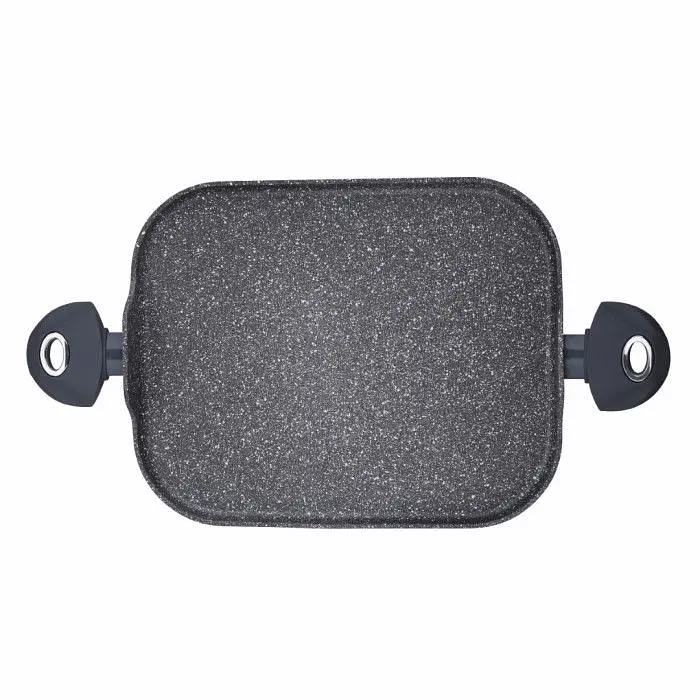 Пательня-гриль Bergner Orion 35.5X28.3 см (BG-8523-MBG) - фото 3