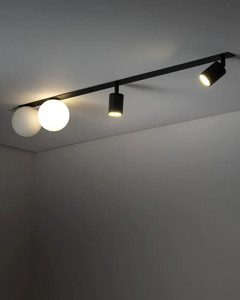 Светильник поворотный, спот TK Lighting 10929 Vox GU10+G9 4x10W+8W IP20 черный - фото 2