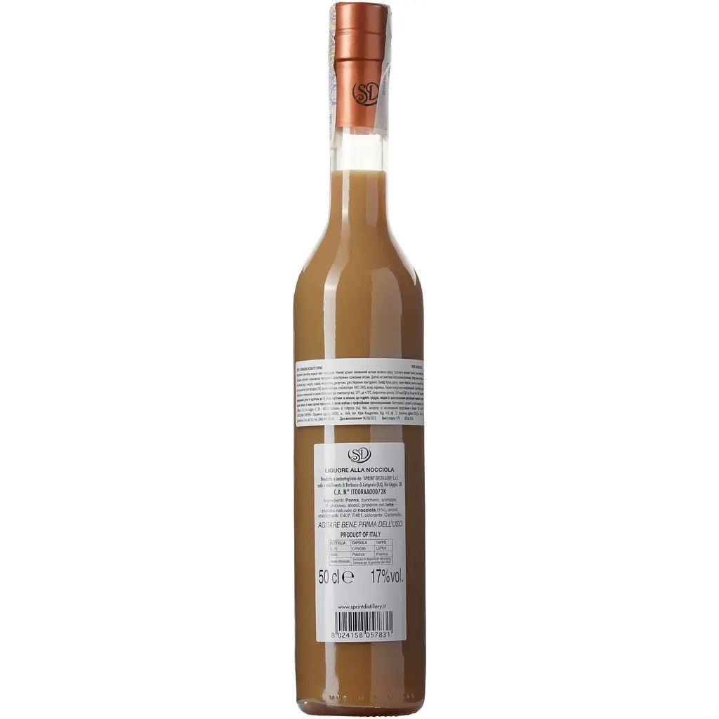 Лікер Sevico Fior Di Nocciola Liqueur Creams Горіх, 17%, 0,5 л - фото 3