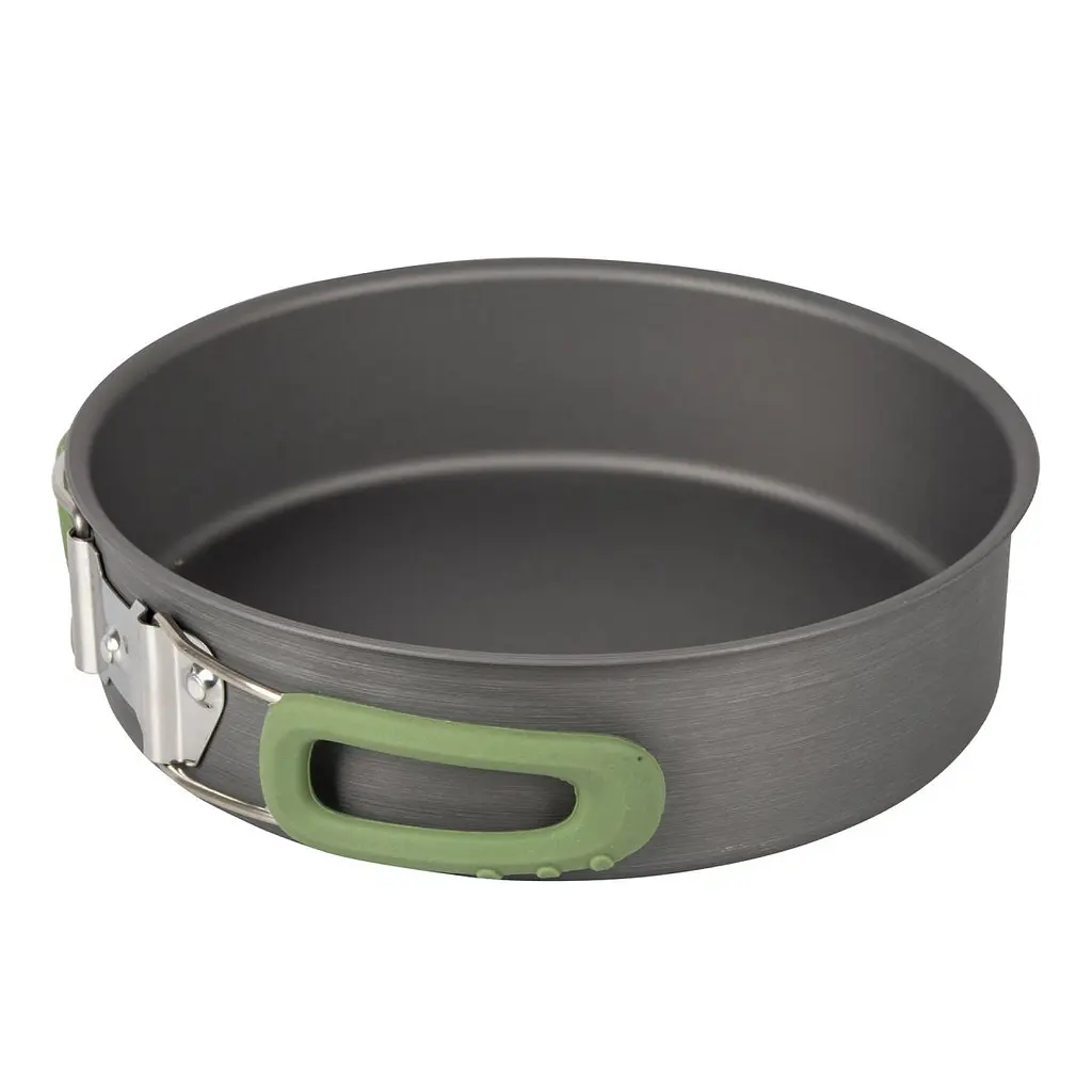 Набір посуду Bo-Camp Explorer 4 Pieces Hard Anodized Grey/Green (2200244) - фото 10