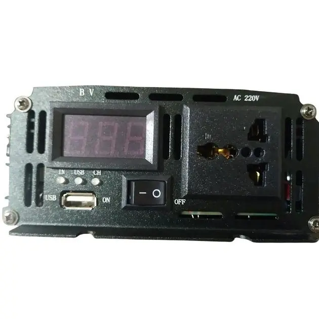 Автоінвертор UPS 12 V-220 V 3200 W з функцією заряджання акумулятора, перетворювач напруги WimpeX 12 V-220 V 3200 Вт - фото 4