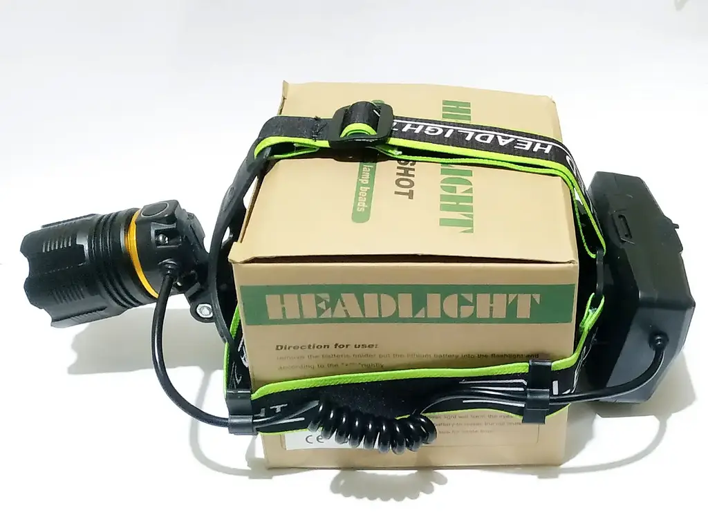 Налобний ліхтар BL-A13-3-P360 zoom + Powerbank + Type-C + 3х18650 (3+1 режим) - фото 7