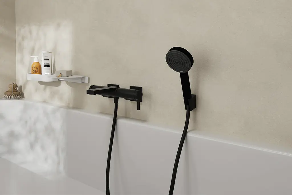 Змішувач для ванни Hansgrohe Tecturis E matt black 73420670 - фото 2