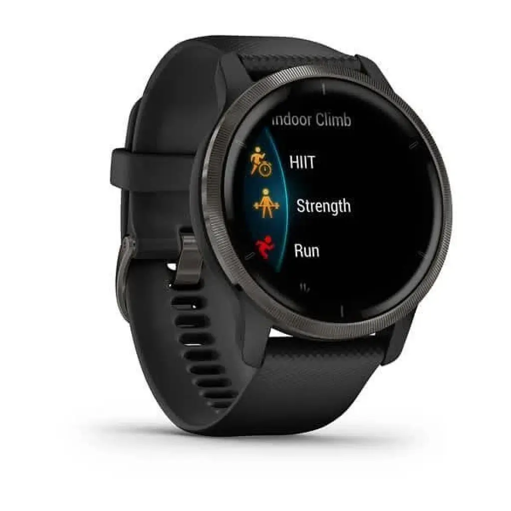 Смарт-часы Garmin Venu 2 Slate Stainless Steel Bezel with Black Case and Silicone Band (010-02430-11/01) - фото 3