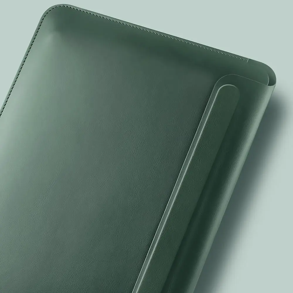 Чехол-сумка BeCover ECO Leather для MacBook 12" Dark Green (709690) - фото 3