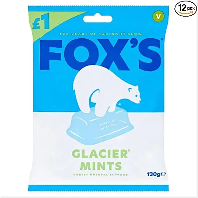 М'ятні льодяники Fox's Glacier Mints 130g