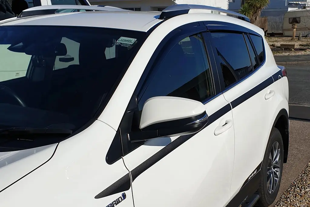 Дефлектори вікон ветровики для Toyota Rav 4 2013-2018 6 шт (Auto Clover) AC A176 - фото 2