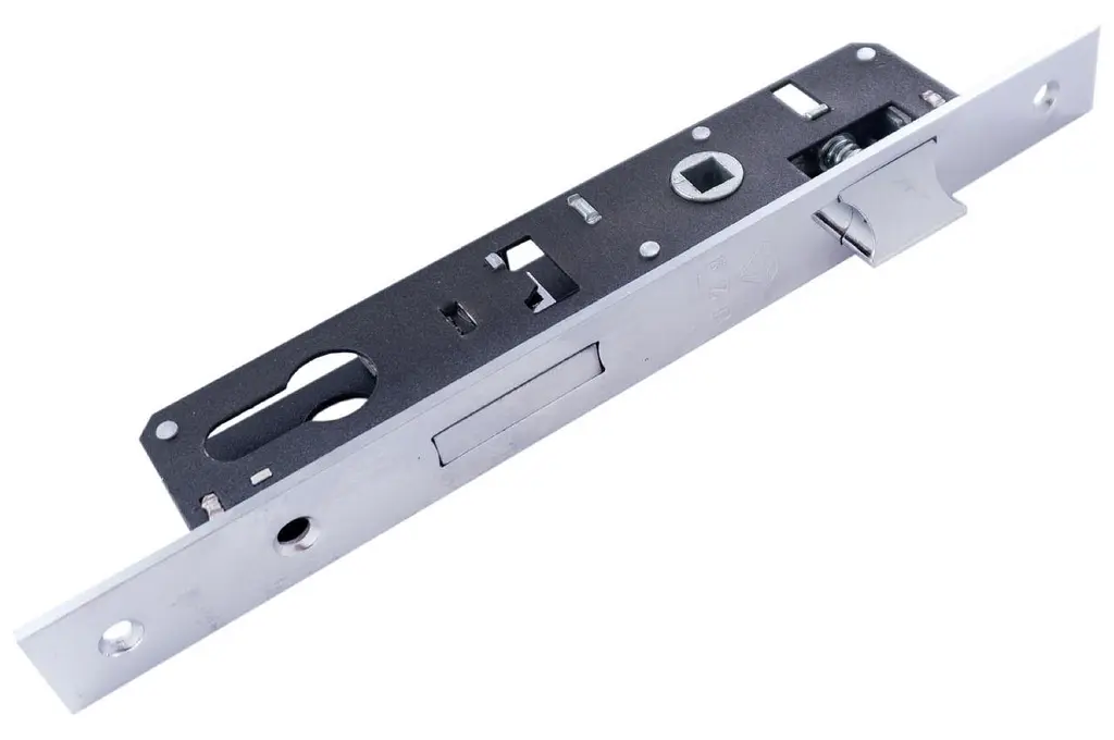 Замок врізний дверний механізм під циліндр FZB 85 x 25 мм CP - фото 3