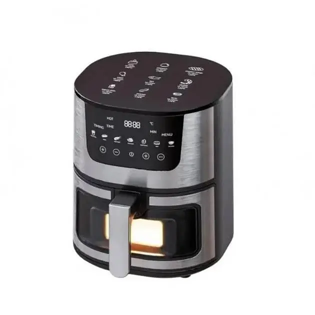 Аерофритюрка для смаження без масла Domotec MS-3221 3500W 7 л Gray - фото 2