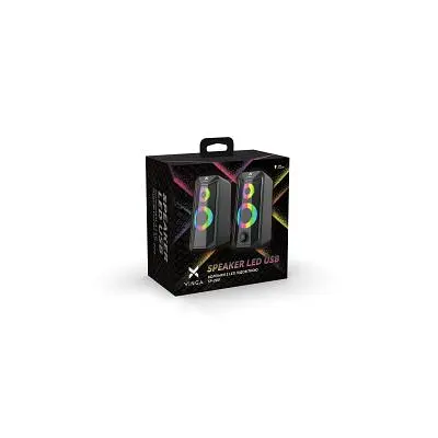 Акустична система Vinga (SP-200 LED USB Black) - фото 6