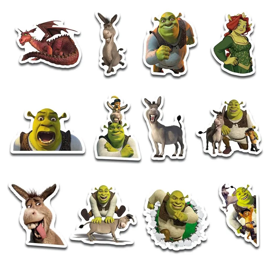 Стікерпак GeekLand Shrek 45 штук (SP SR 01) - фото 4