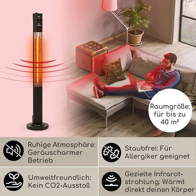 Инфракрасный обогреватель Blumfeldt Heat Guru Plus (10033691) - фото 4