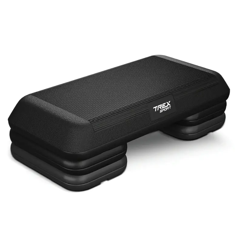Степ платформа Trex Sport TX-038PAS до аеробіки 3-рівнева чорна - фото 15
