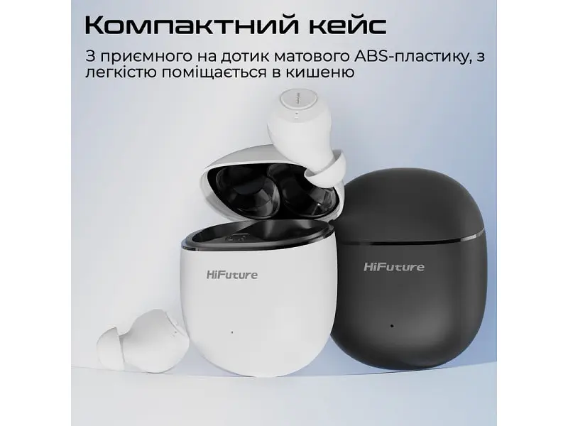 Навушники TWS HiFuture OlymBuds3 Black (olymbuds3.black) - фото 6