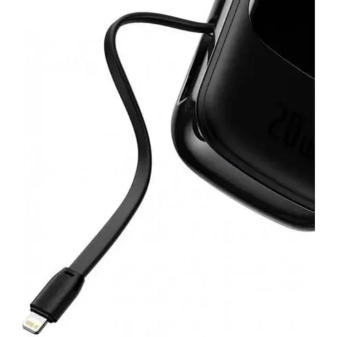 Внешняя батарея Baseus Qpow Pro (With Lightning Cable) 20000mAh 20W 5A (PPQD060201) - фото 6