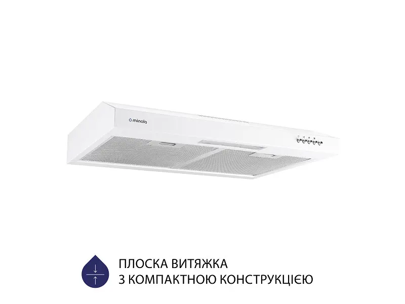 Витяжка Minola HPL 513 WH - фото 2
