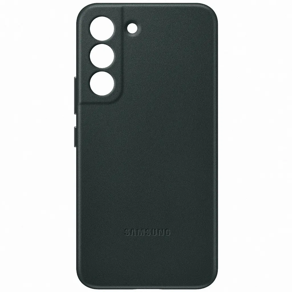 Оригінальний шкіряний чохол Leather Cover для Samsung Galaxy S22 Plus S906 Forest Green EF-VS906LGEGRU - фото 10