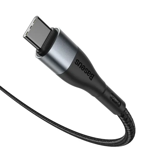 Кабель Baseus Zinc Magnetic Safe Fast Charging Cable Type-C to Type-C 100W 1.5m CATXC-Q01 Black - фото 4