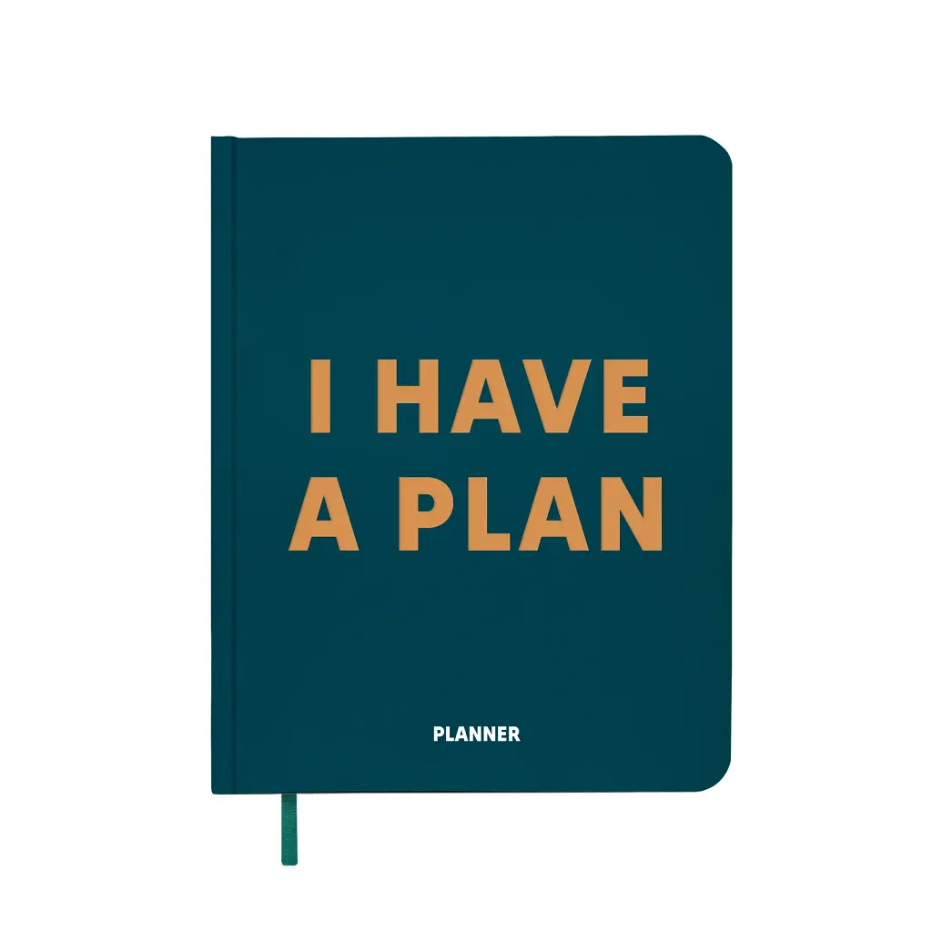 Планер Orner "I HAVE A PLAN" зеленый