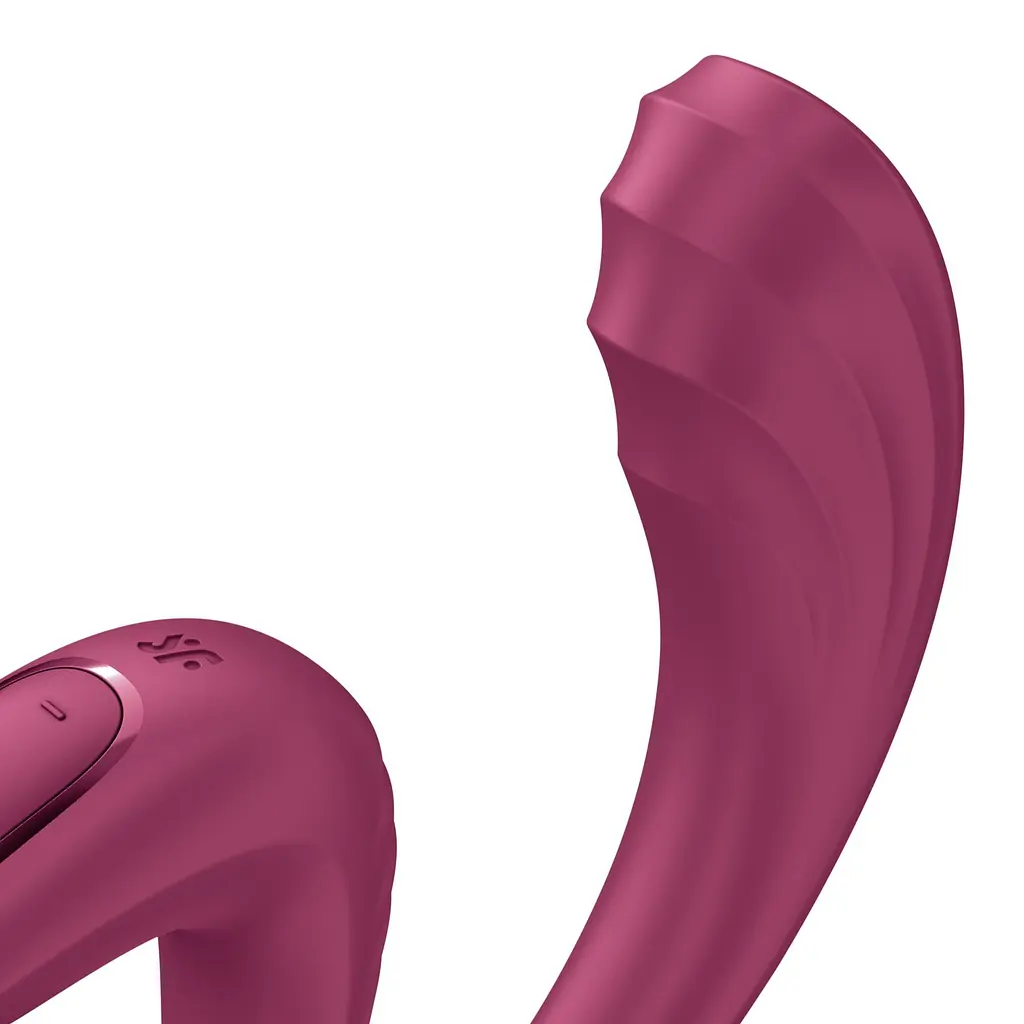 Вибратор Satisfyer G for Goddess 3 Wine Red Вагинально-клиторальный - фото 5