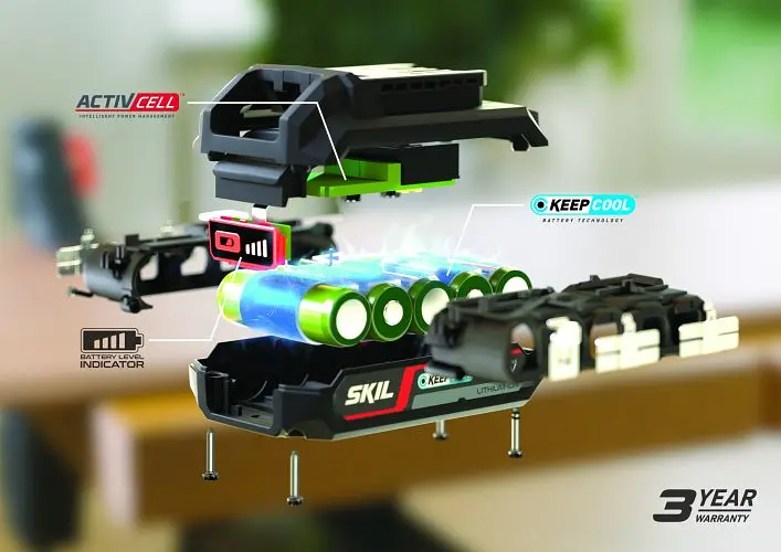 Аккумулятор BR1E3105 AA 20В 5А·час 0.72кг Skil hoz0014386 - фото 3