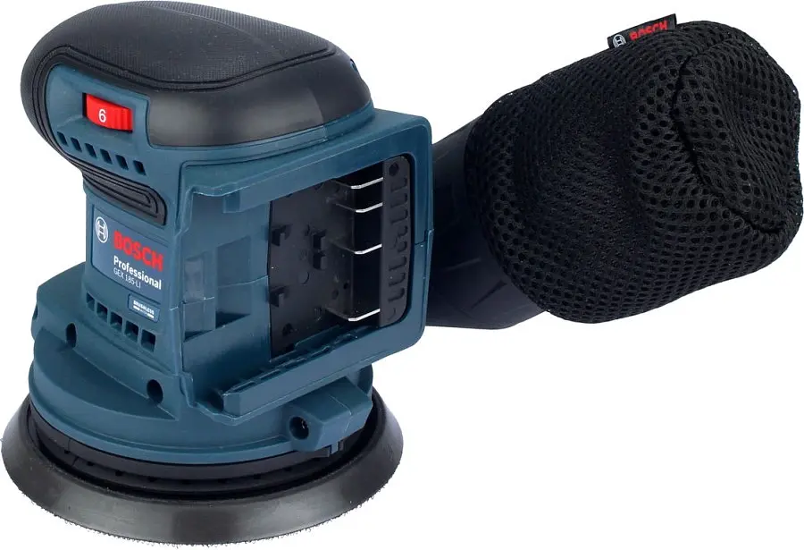 Шліфмашина ексцентрикова акумуляторна Professional GEX 185-LI 18В Bosch teh0025507 - фото 6