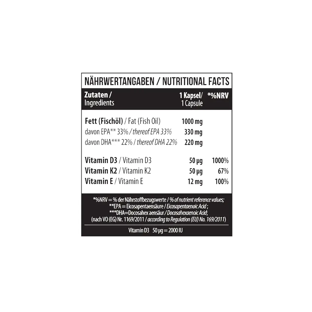 Омега-3 з Вітамінами Д-3 та К-2 Omega 3 D3+K2 - 60 софтгель MST Nutrition - фото 4