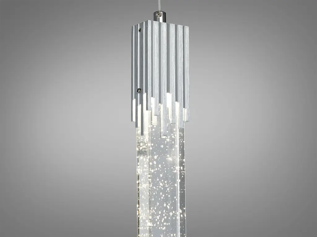Подвесной светильник LED Diasha A6552/1H CH Нордик, 5W, хром, регулируемая высота, для коридора, гостиной, кухни, офиса - фото 3